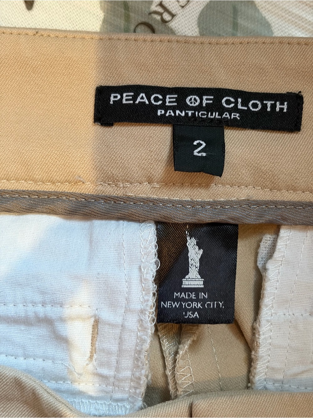 Preppy Coastal Old Money Khaki Tab Front Bermuda Shorts - Picture 11 of 15